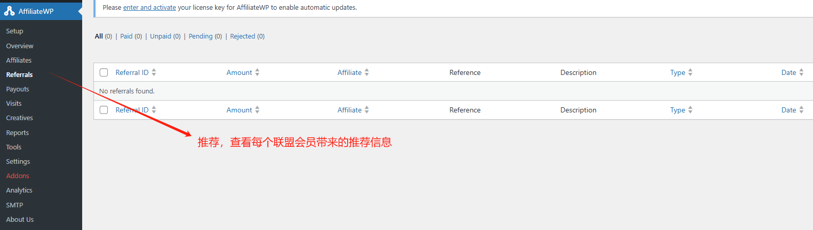 AffiliateWP教程 | WordPress第一联盟插件使用指南插图8 AffiliateWP教程 | WordPress第一联盟插件使用指南插图8