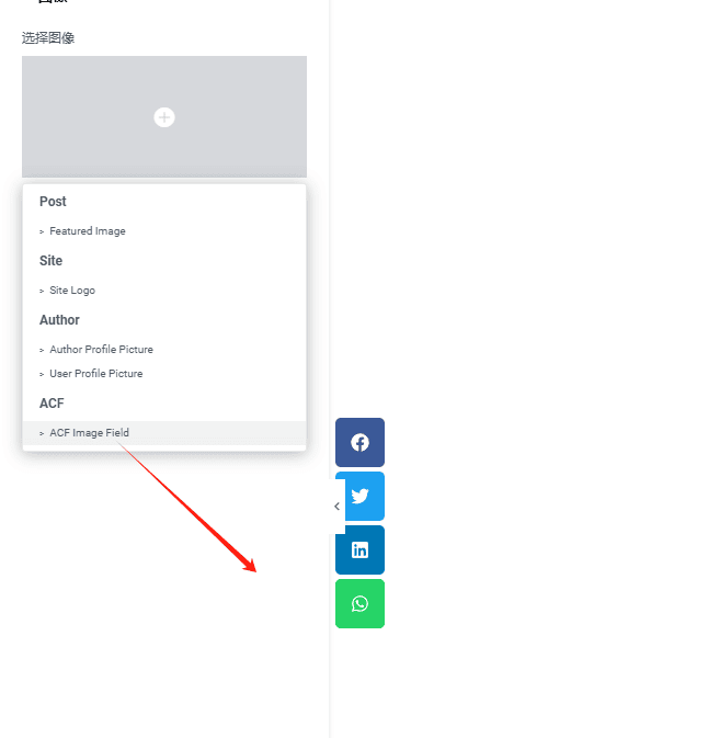 acf image field 选择acf image field