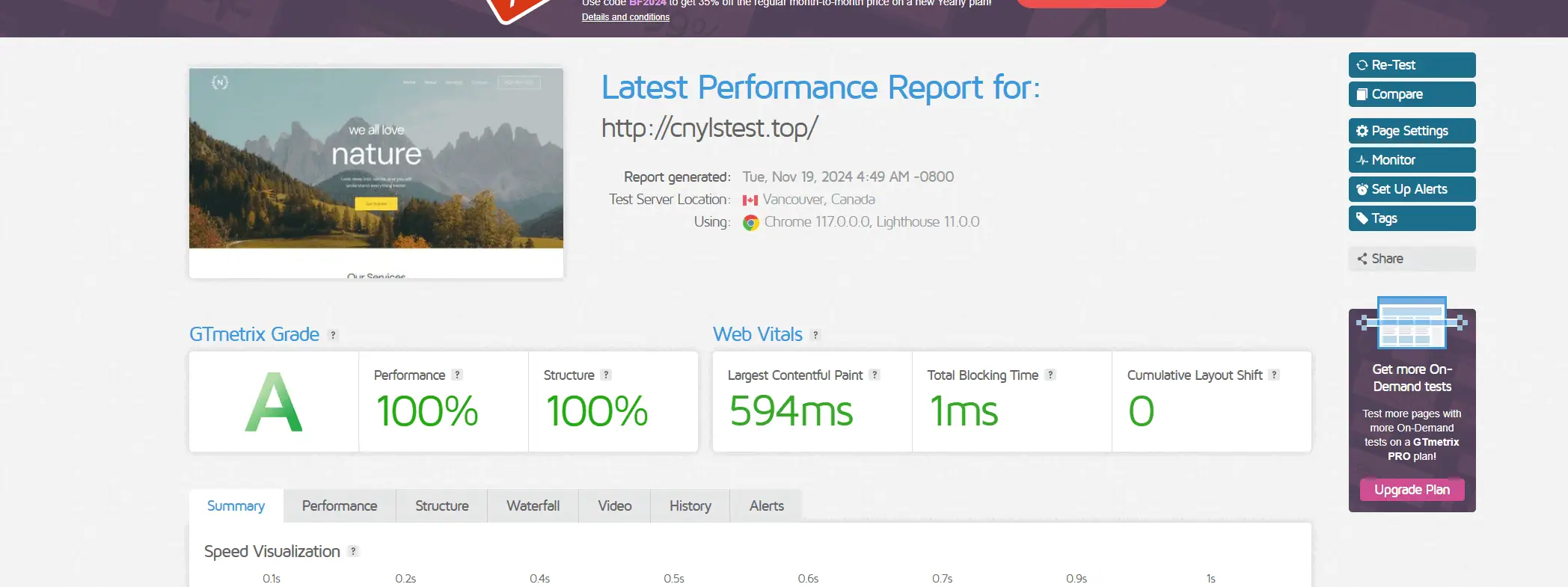 gtmetrix test score wordpress网站速度怎么提升