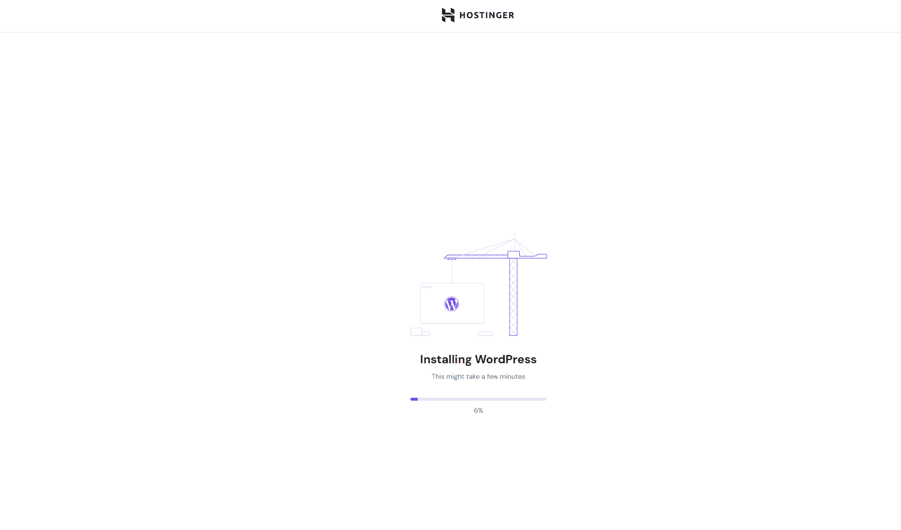 开始安装wordpress