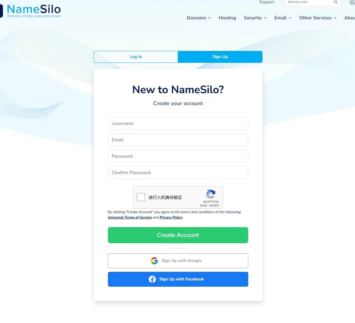 namesilo 注册登录namesilo
