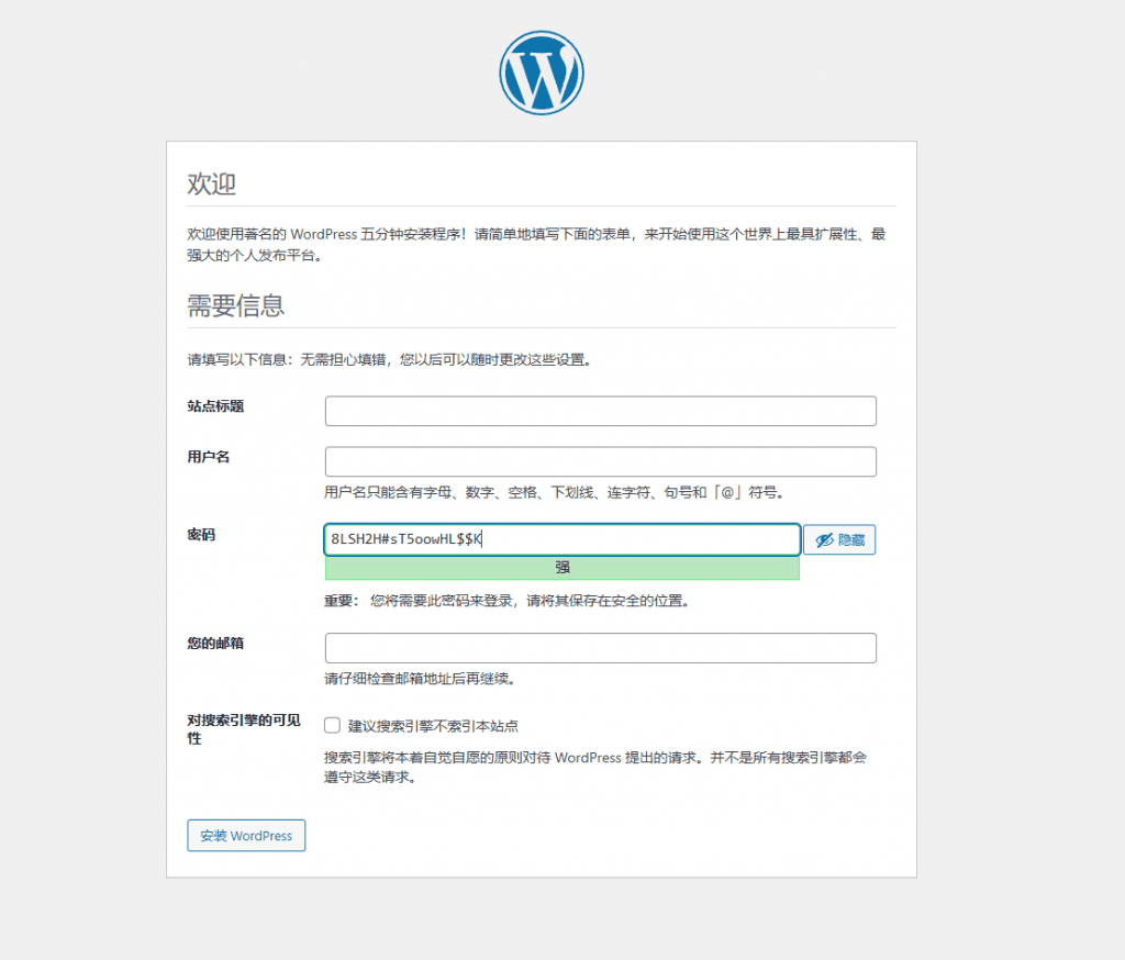 WordPress建站教程，零基础快速搭建外贸网站【2025视频版】 – setting wordpress information