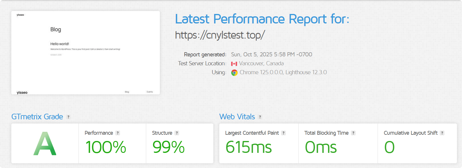 Hostinger主机教程：购买与建站 – GTMETRIX 1