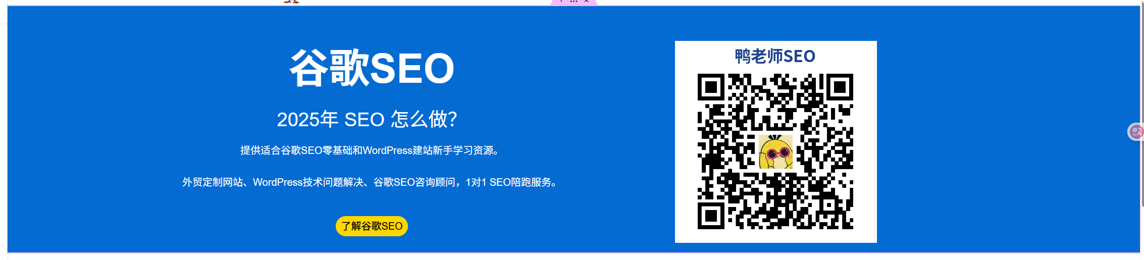 banner WordPress建站教程,零基础快速搭建外贸网站【2025视频版】 – banner