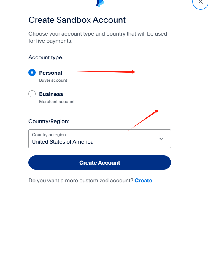 one us personal account 一个美国的个人买家账户