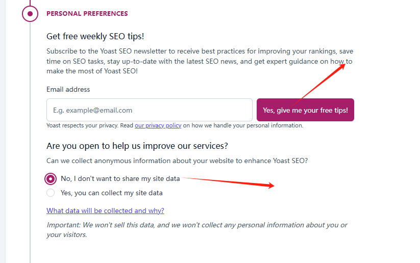 Yoast SEO 插件配置与优化教程 – personal prefernce