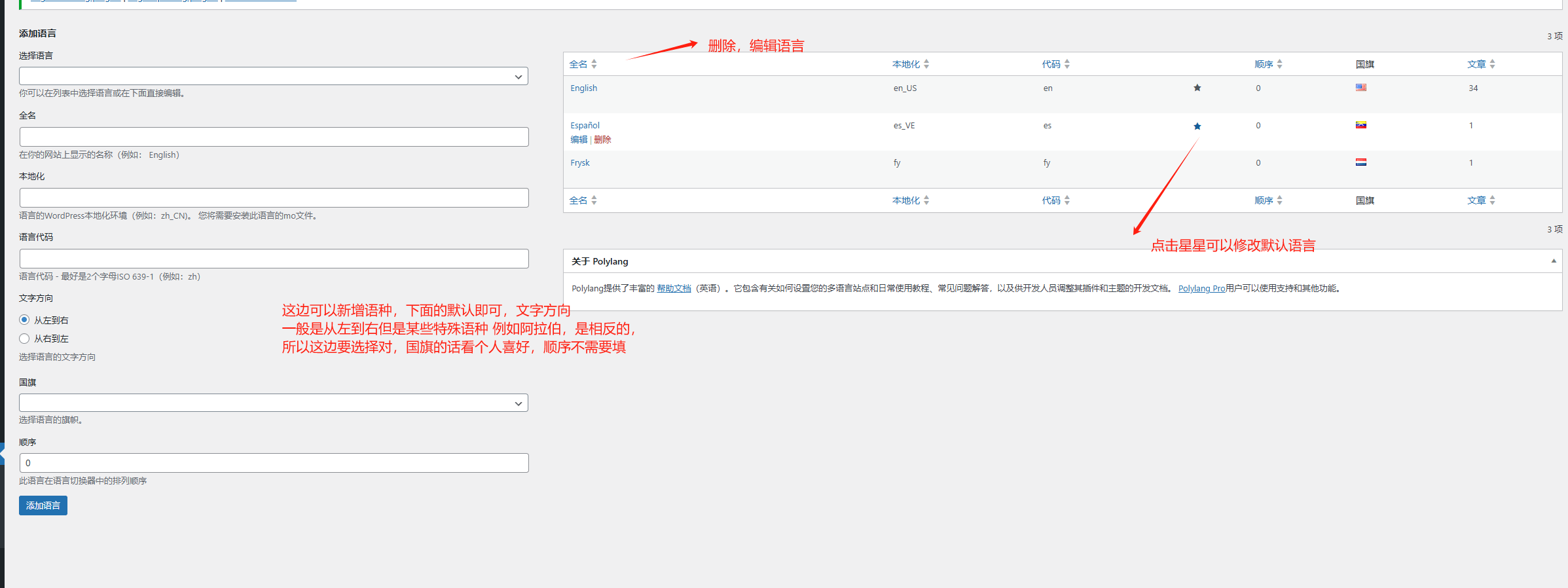 polylang语言设置 如何用Polylang设置小语种WordPress网站 – polylang语言设置