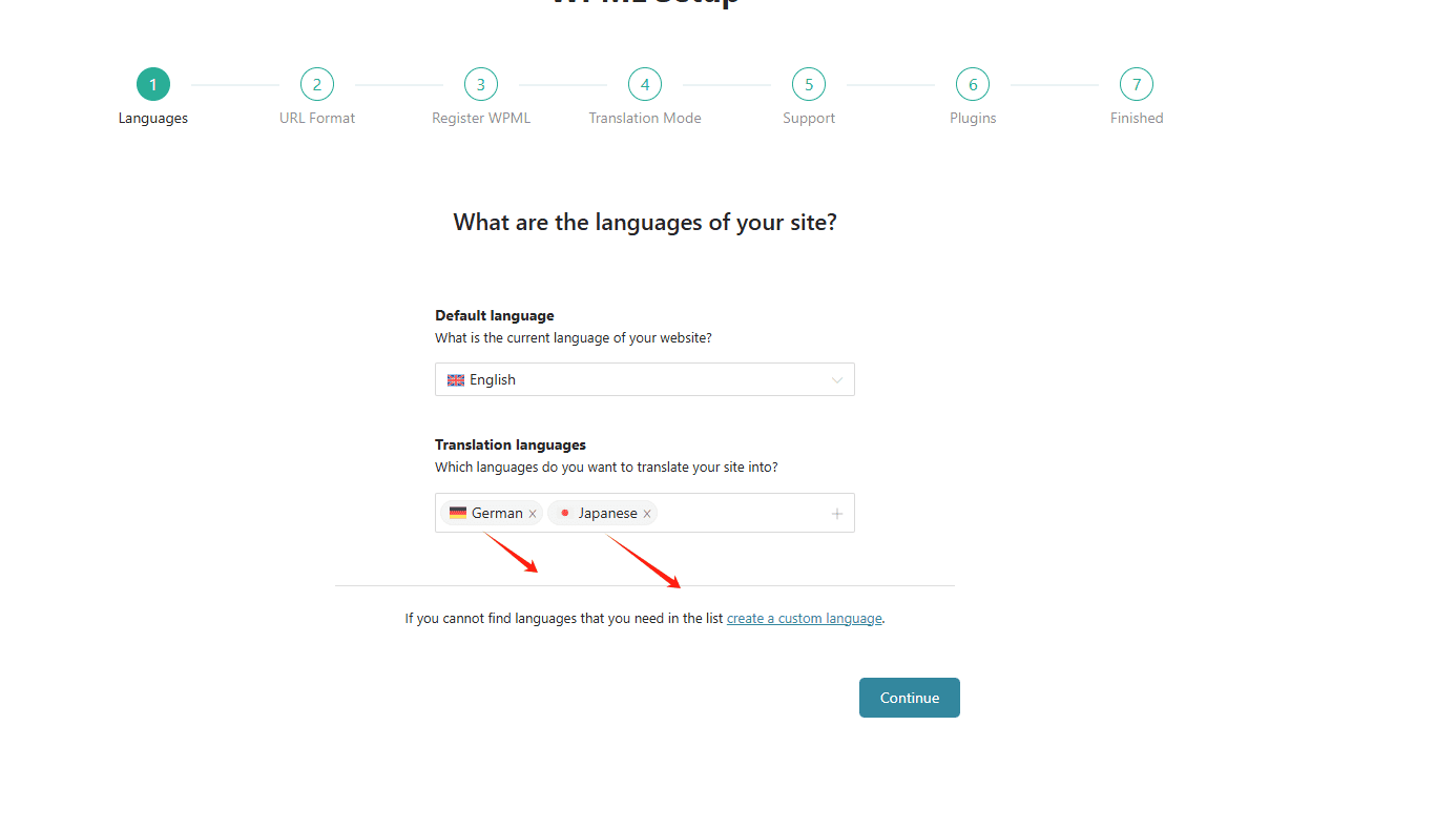 setting languages WPML插件教程:一键打造多语言网站 – setting languages
