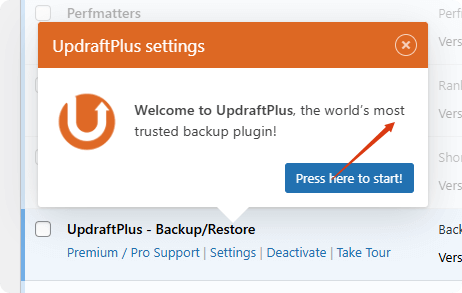 start use updraft plus UpdraftPlus教程:Wordpress远程自动备份插件 – start use updraft plus