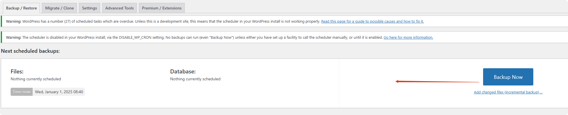 test back up UpdraftPlus教程:Wordpress远程自动备份插件 – test back up