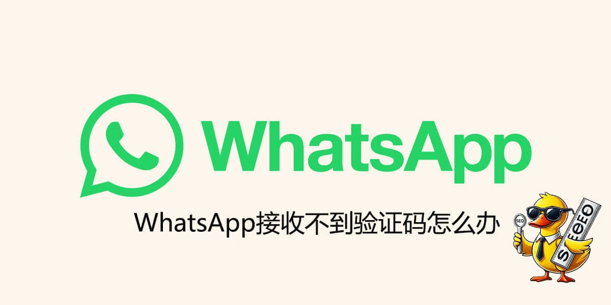WhatsApp无法收到验证码