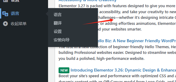 侧边栏语言翻译选项 如何用Polylang设置小语种WordPress网站 – 侧边栏语言翻译选项