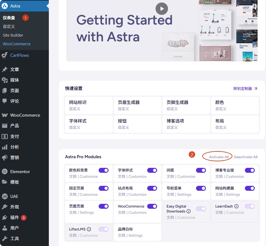 Astra pro主题教程，适合任何网站的主题 – astra pro主题功能