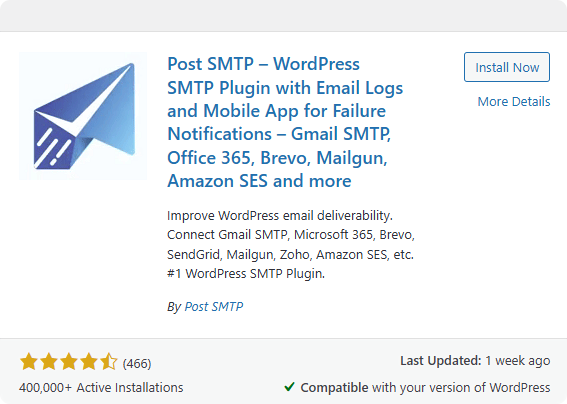 安装post smtp 1 Post Smtp邮件配置教程:客户询盘不再丢失 – 安装post smtp 1