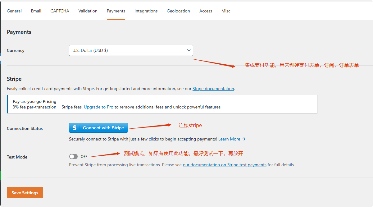 支付集成 WPForms教程 - WordPress联系表单创建全攻略 – 支付集成