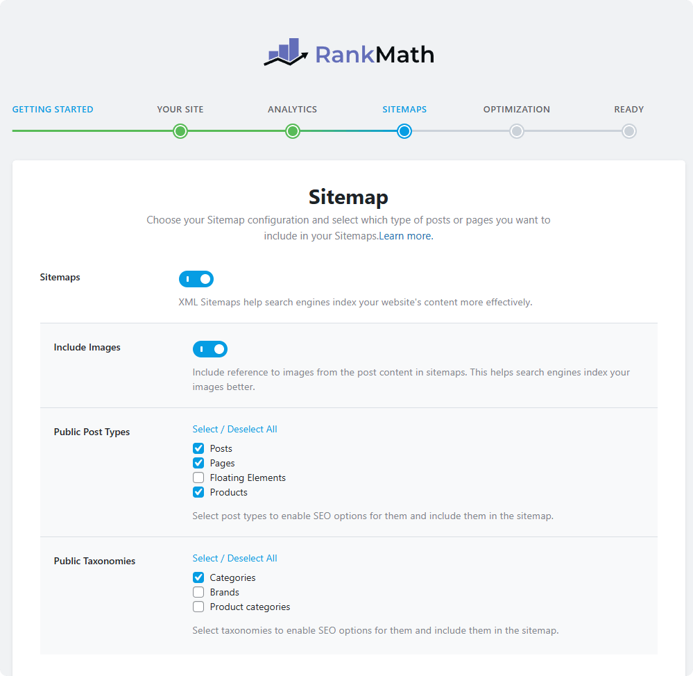 2025 Rank Math 教程：SEO配置与关键词100分实操（含PRO） – sitemap