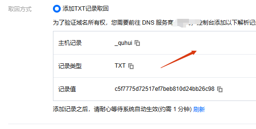 TXT记录 腾讯云搭建WordPress网站教程 – TXT记录