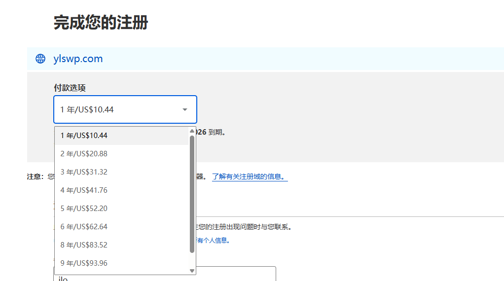 选择域名期限 WordPress建站教程,零基础快速搭建外贸网站【2025视频版】 – 选择域名期限